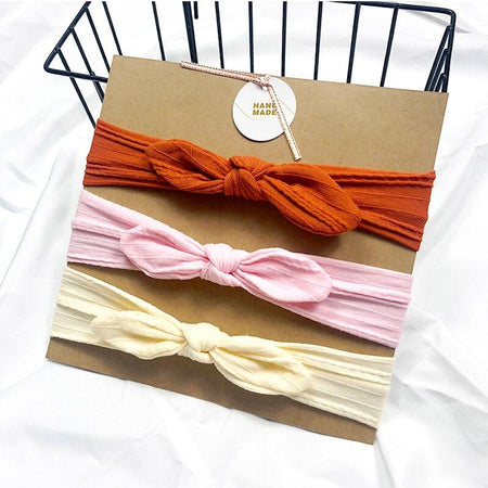 Bandeau fille couleurs vintage (lot de 3) - Mon Petit Ange