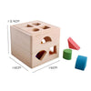 Jouet montessori en cube pour enfant dimension de la boite