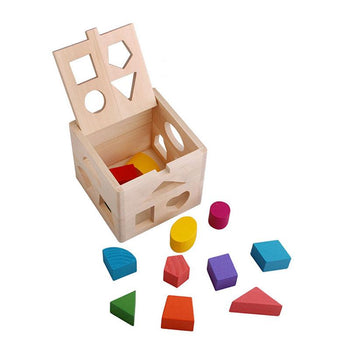 Jouet montessori en cube en bois pour enfant