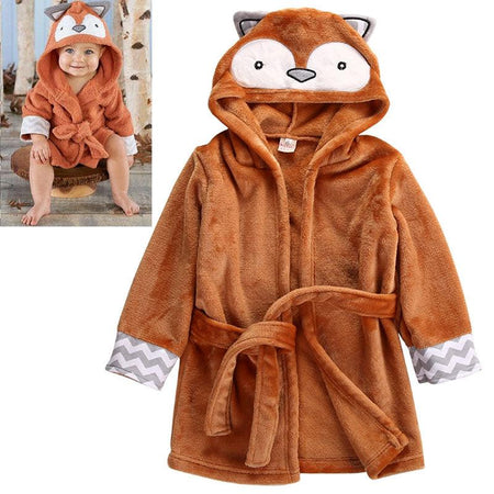 Peignoir de bain pour bébé renard