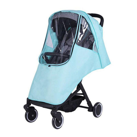 Protection pour poussette bleu
