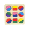 Puzzle en bois à formes géométriques pour bébé - Mon Petit Ange