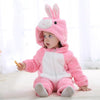 Pyjama lapin rose pour mettre à l'aise bébé