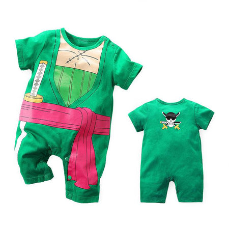 Pyjama manga bebe zoro one piece avant arriere