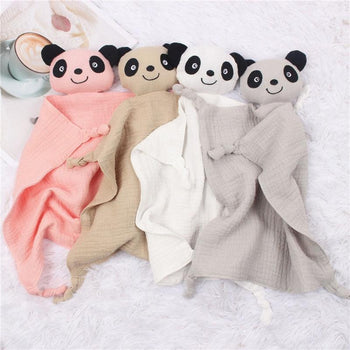 Doudou panda en coton pour bébé - Mon Petit Ange