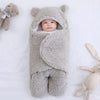 Sac de couchage en coton molletonné gris pour bébé