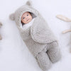 Sac de couchage en coton molletonné gris pour endormir votre enfant