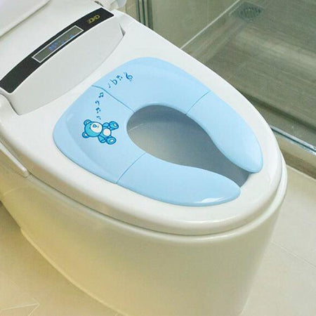 Siège de toilette bleu pour enfant