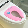 Siège de toilette rose pliable pour enfant