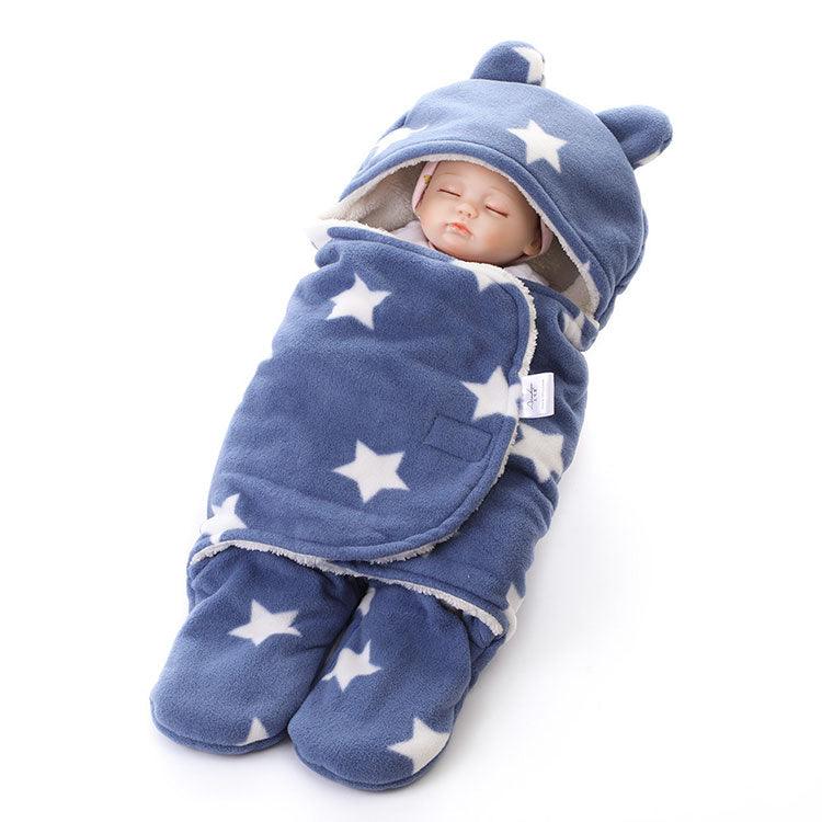 Couverture d'emmaillotage pour bébé avec étoile