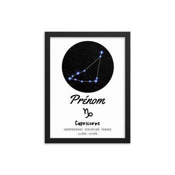 Tableau signe astrologique Capricorne - Mon Petit Ange