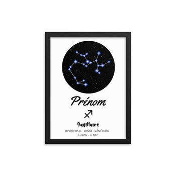 Tableau signe astrologique Sagittaire - Mon Petit Ange