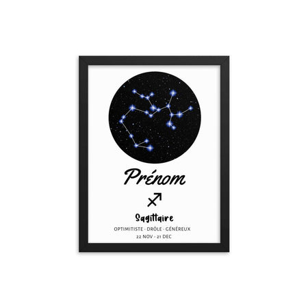 Tableau signe astrologique Sagittaire - Mon Petit Ange