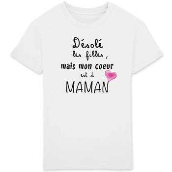T-shirt - Désolé les filles - Mon Petit Ange