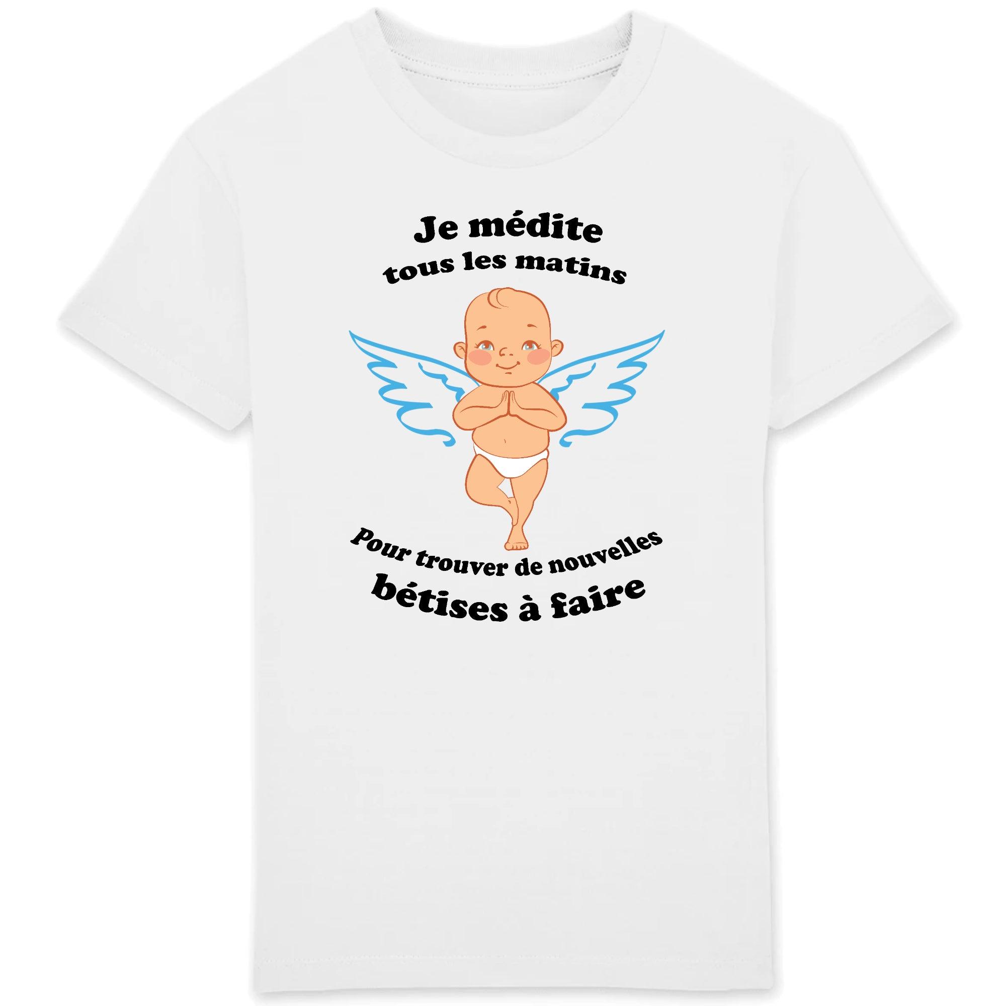 T-shirt Yoga - 100% Coton Bio - Mon Petit Ange