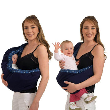 porte bébé bandoulière pour parents démonstration maman et son bébé