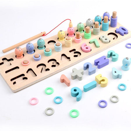 Puzzle éducatif en bois Montessori pour enfant - Mon Petit Ange