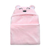 Couverture de couchage en petit ourson rose pour bébé
